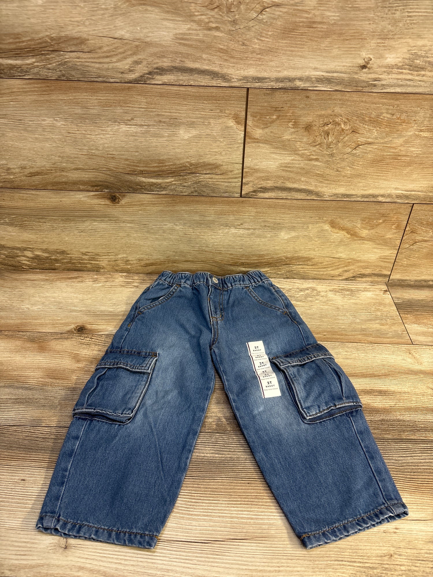 NEW Cat & Jack Baggy Jeans Blue sz 2T