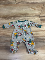 Disney Mickey Mouse Sleeper Grey sz Newborn
