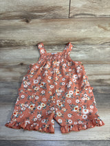 Nicole Miller Floral Shortall Coral sz 5T