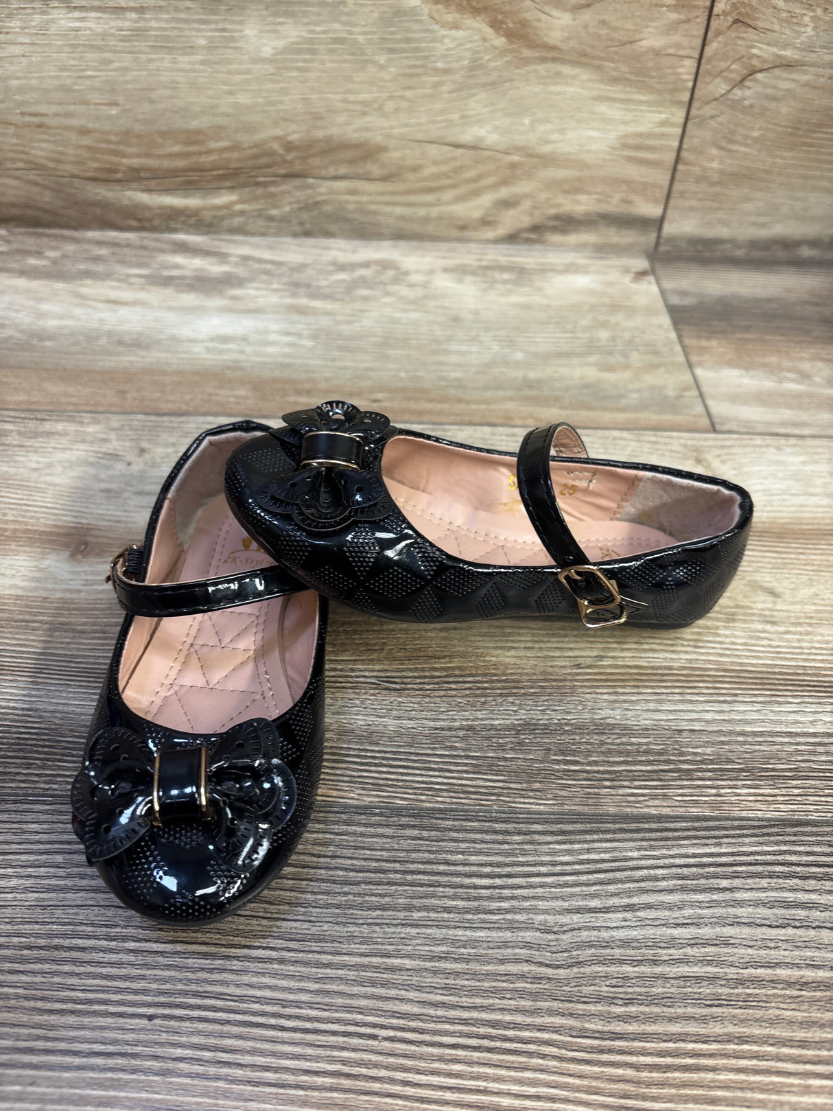 2K Styles Mary Jane Flats Black sz 7/8c