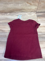 NEW Cat & Jack Thankful Graphic Shirt Burgundy sz 5T