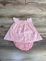 NEW Just One You Bunny Print Bodysuit Dress Pink sz 12m