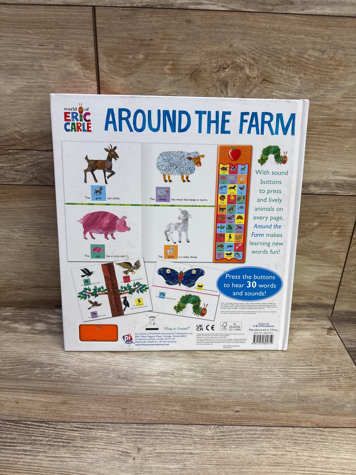 World of Eric Carle, Around the Farm 30-Button Animal Sound Book