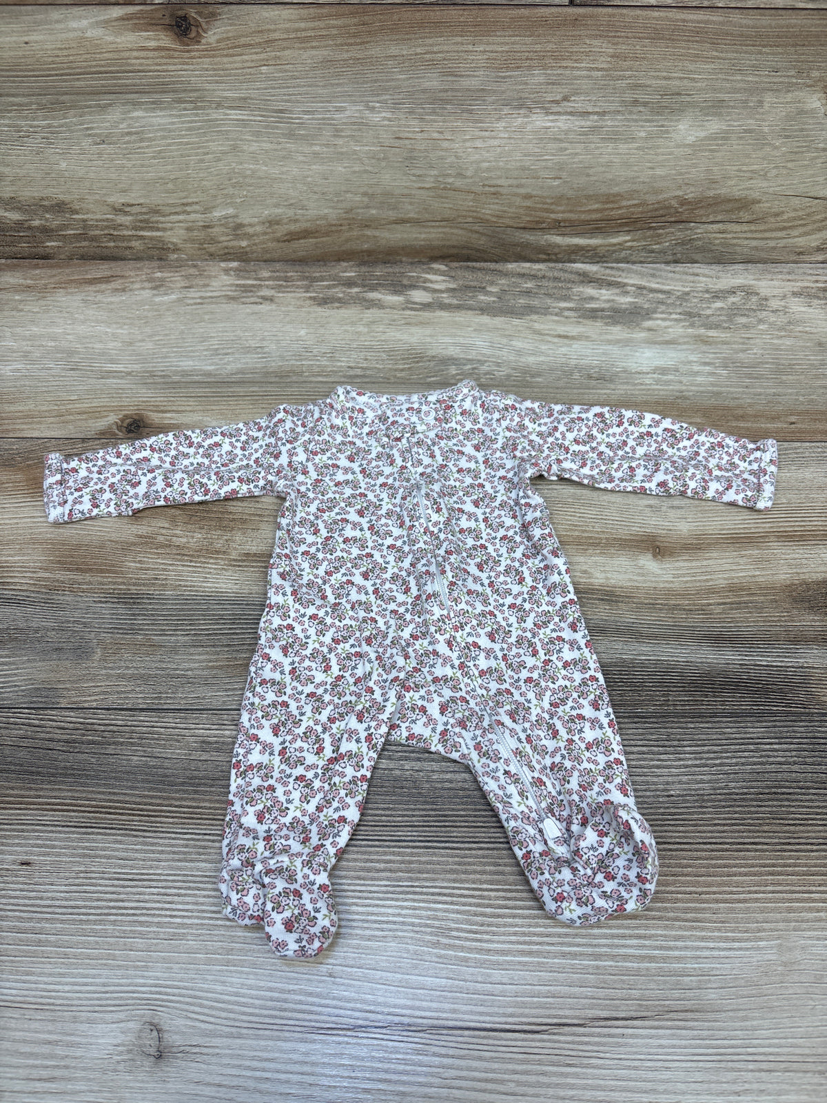Child Of Mine Floral Sleeper White sz Preemie