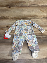 NEW Magnetic Me Organic 'Little Lovin' Footie Beige sz 0-3m