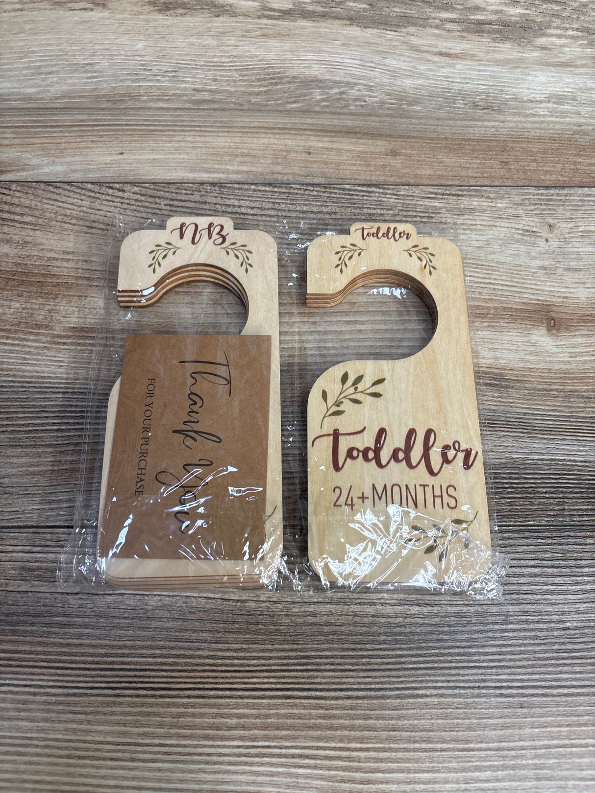 NEW Wooden Baby Closet Dividers 8pk