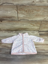 RZ by Rachel Zoe Fleece Leopard Jacket Pink sz 0-3m