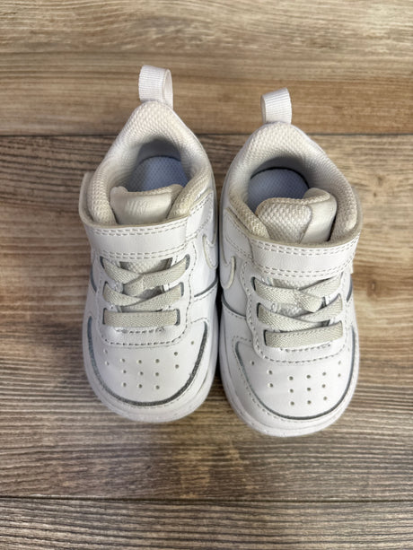 Nike Court Borough Low 2 TD 'Triple White' Sneakers sz 4c - Me n Mommy To Be