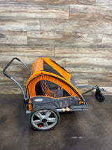 InStep Take 2 Double Bicycle Trailer, Orange