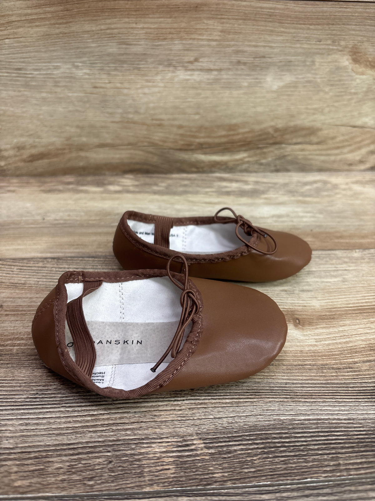 Danskin Ballet Dance Shoes Brown sz 9c