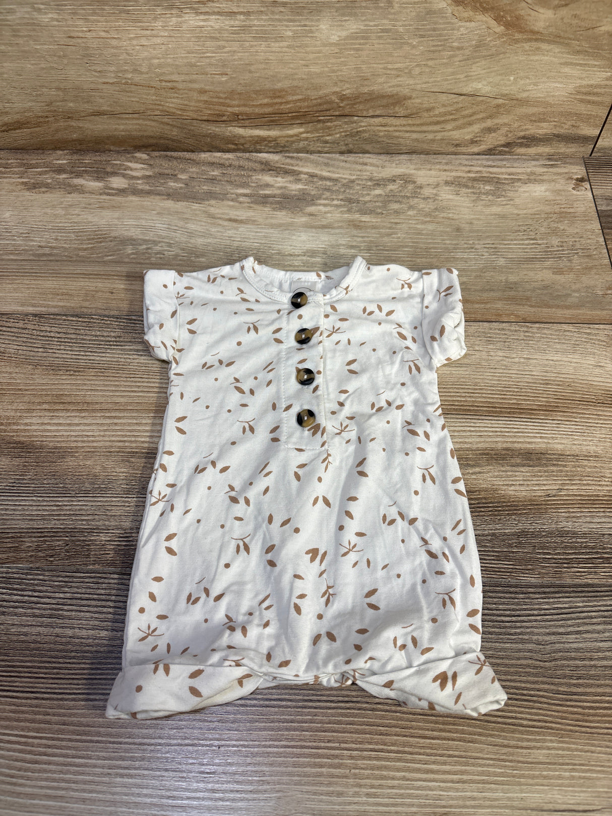 Lou Lou Henley Shortie Romper White sz Newborn