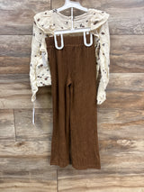 NEW Grayson Collective 2pc Set Ivory sz 5T