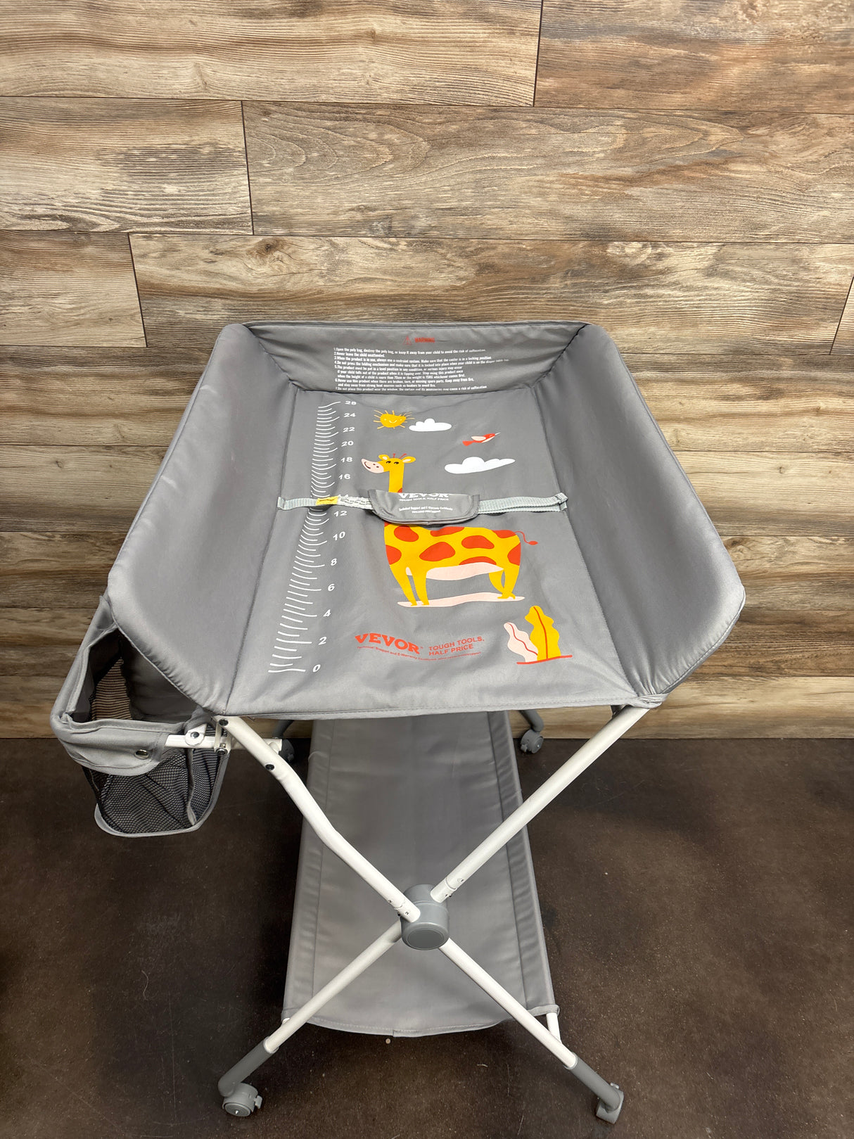 VEVOR Foldable Baby Changing Table with Storage