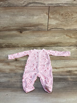 Just One You Waffle Knit Sleeper Pink sz Newborn