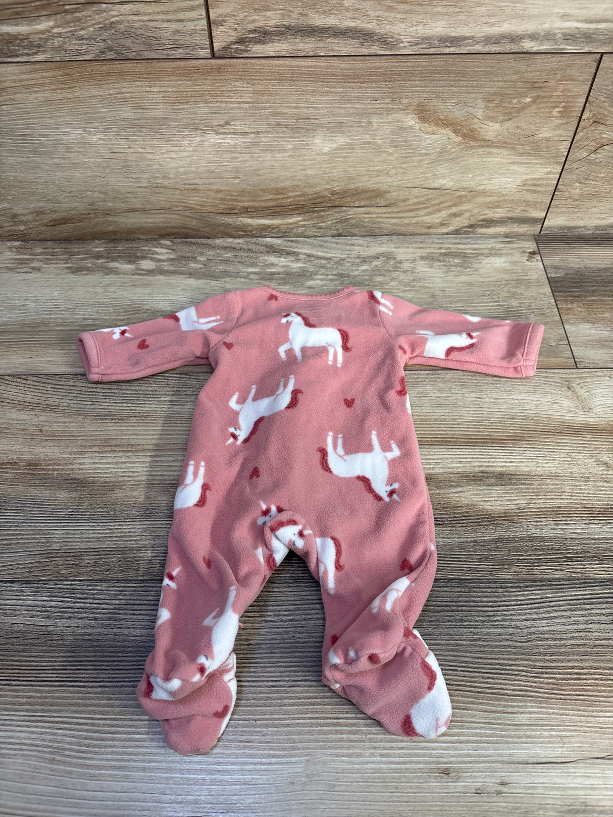 Child Of Mine Unicorn Blanket Sleeper Pink sz Preemie