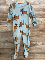 Simple Joys Reindeer Blanket Sleeper Blue sz 2T