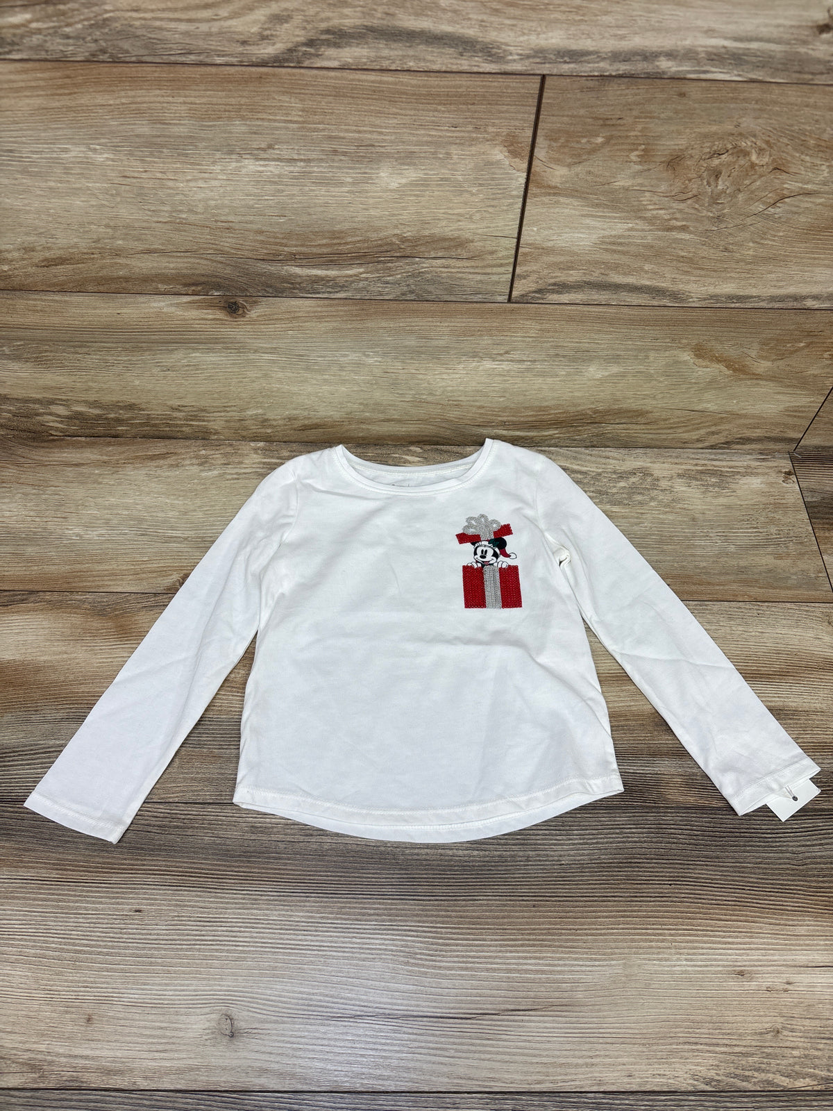 NEW Jumping Beans x Disney Minnie Mouse Present Shirt White sz 4T