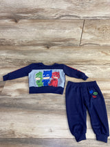 PJ Masks Sweatshirt & Pants Set Navy sz 12m