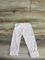 NEW Grayson Mini Checkered Joggers Pink sz 2T