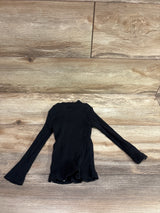 Shein Ribbed Long Sleeve Shirt Black sz 18-24m