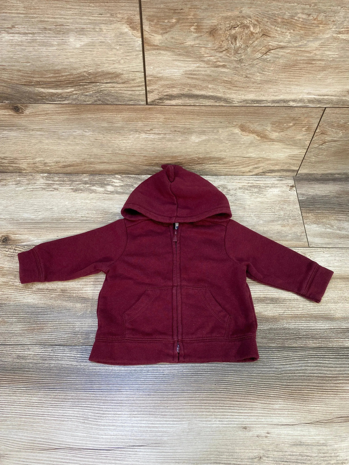 Old Navy Dino Spike Zip Hoodie Red sz 3-6m