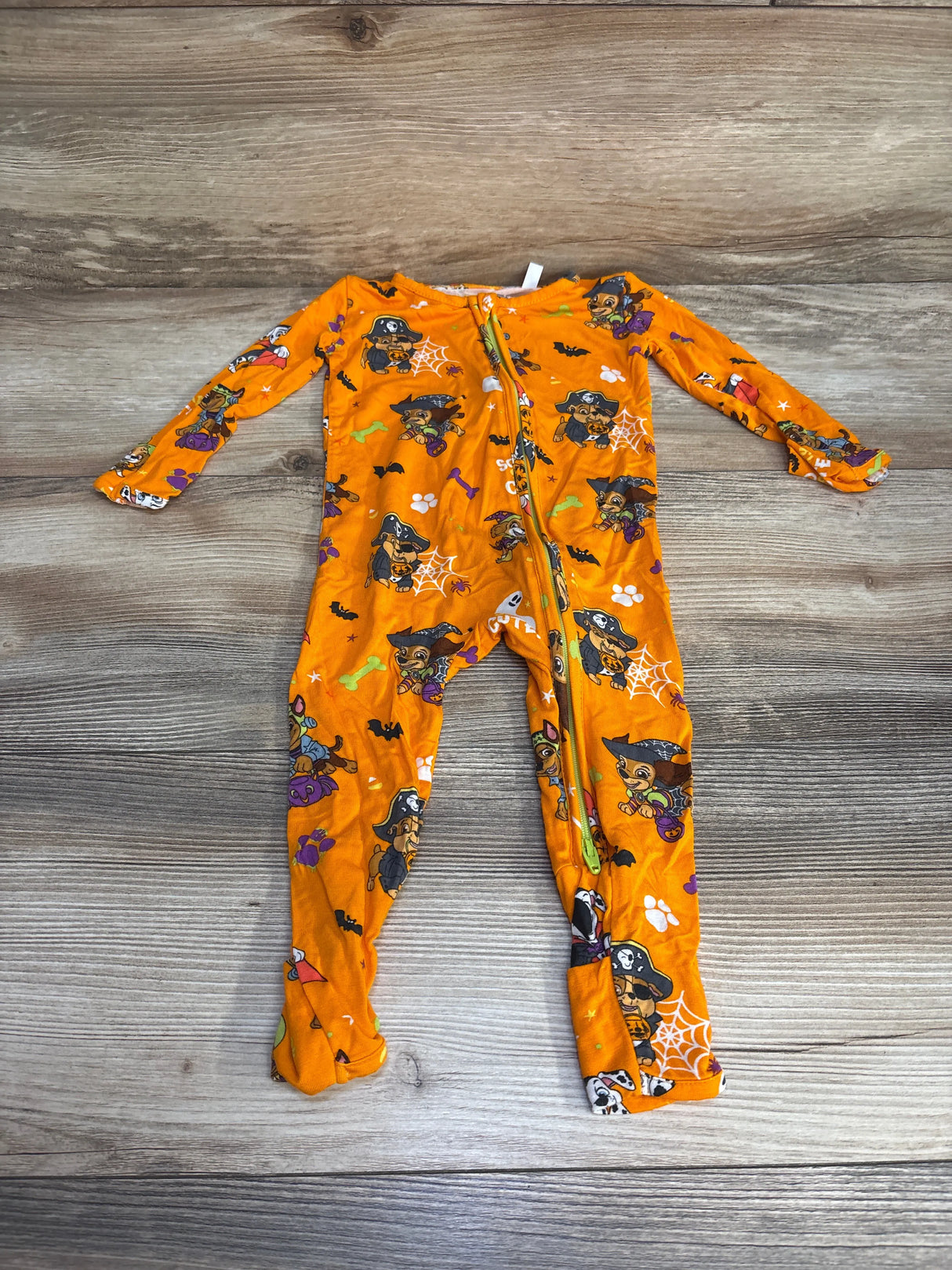 Bellabu Bear x Nickelodeon Paw Patrol Convertible Footie Orange sz 6-9m - Me n Mommy To Be