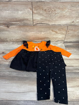 Cat & Jack 2pc Cat Tulle Tunic & Leggings Orange sz 18m - Me n Mommy To Be
