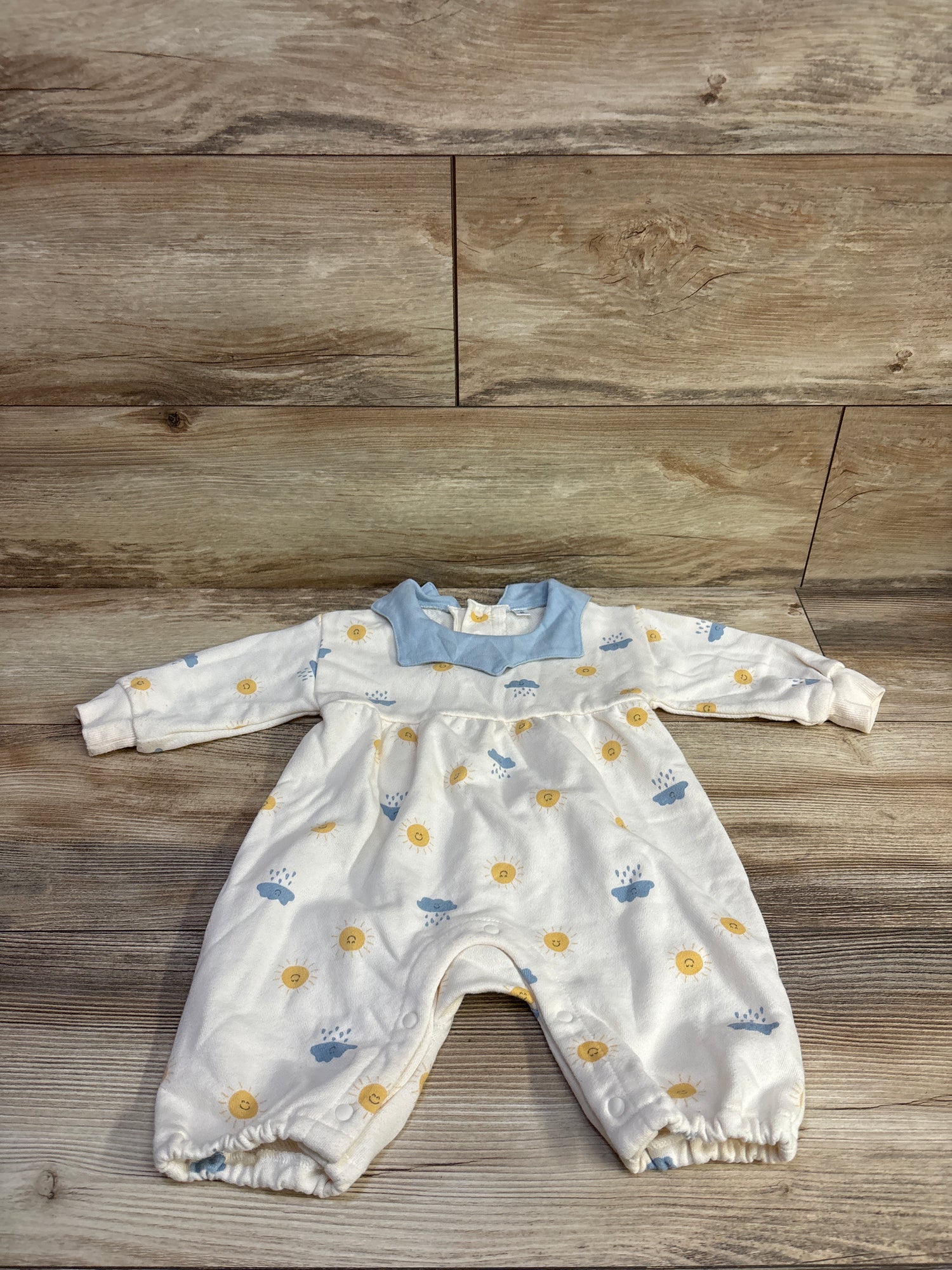 Sun & Rain Collared Coverall Ivory sz 12m