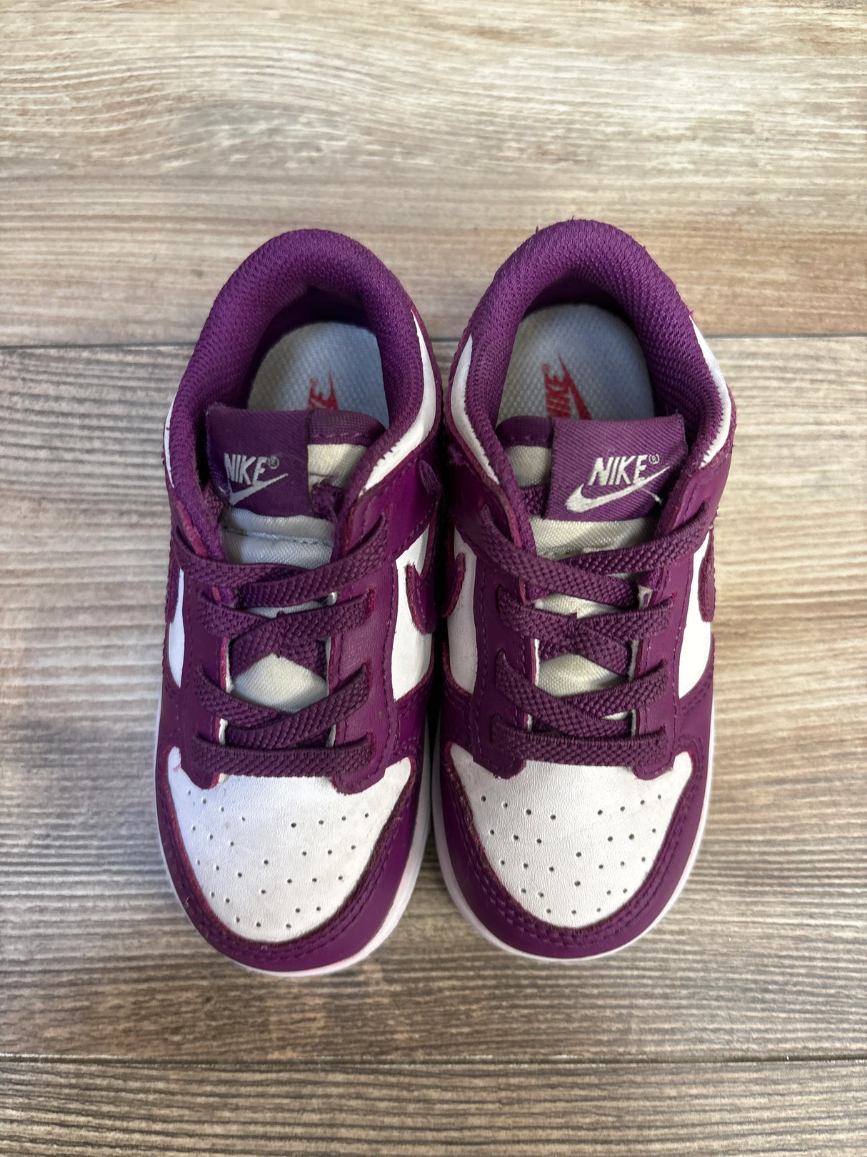 Nike Dunk Low TD 'Viotech White' Sneaker sz 8c