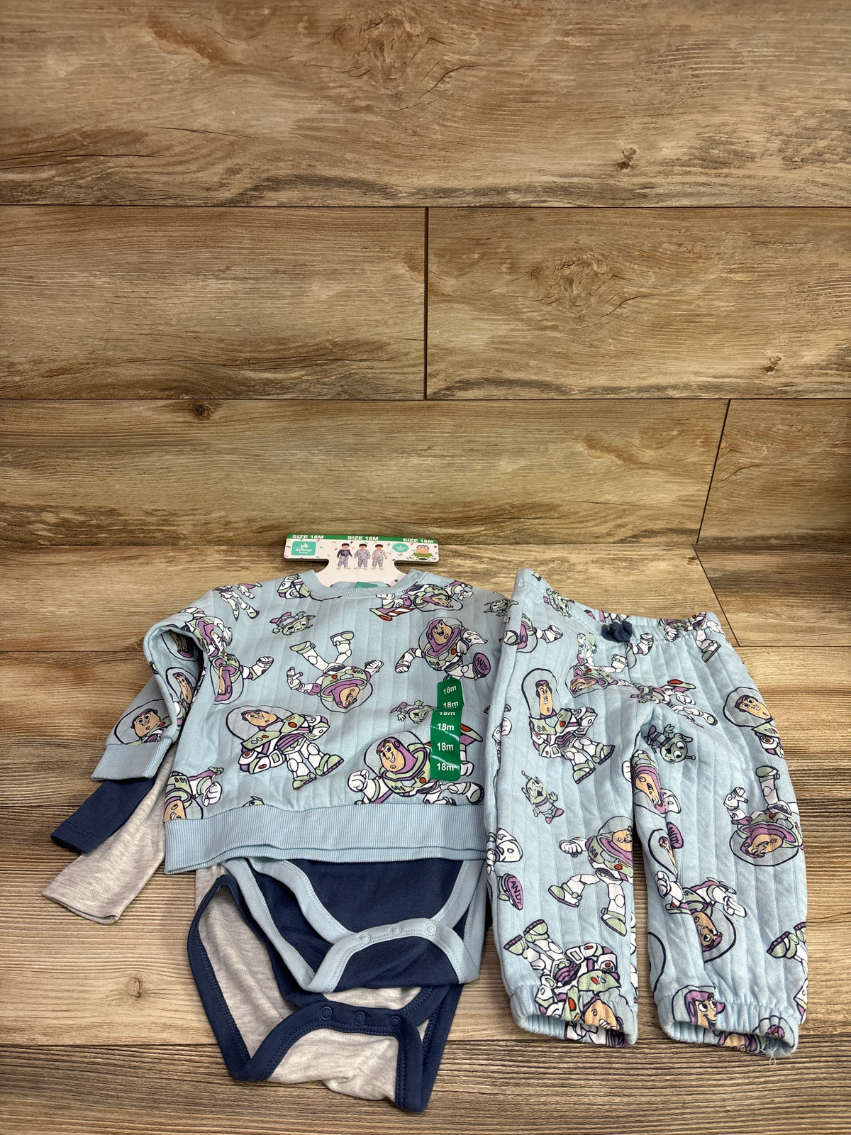 NEW Disney Pixar Toy Story 4pc Sweatshirt Set Blue sz 18m