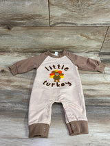 citgeett Little Turkey Coverall Brown sz 3-6m