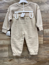 NEW Grayson Mini 2pc Sweatshirt & Joggers Set Beige sz 2T