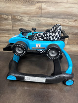 Baby Joy 4-in-1 Foldable Baby Activity Racecar Walker Blue
