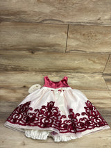NEW American Princess 2pc Velvet Tulle Dress & Bloomers Red sz 24m