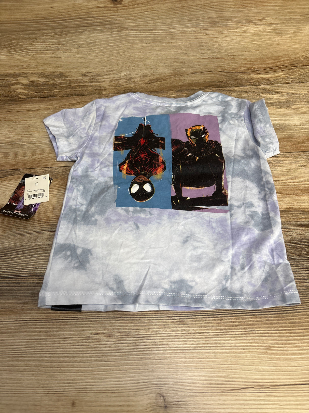NEW Marvel Spider-Man Shirt Blue sz 3T
