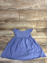 Cat & Jack Flutter Sleeve Dress Purple sz 5T