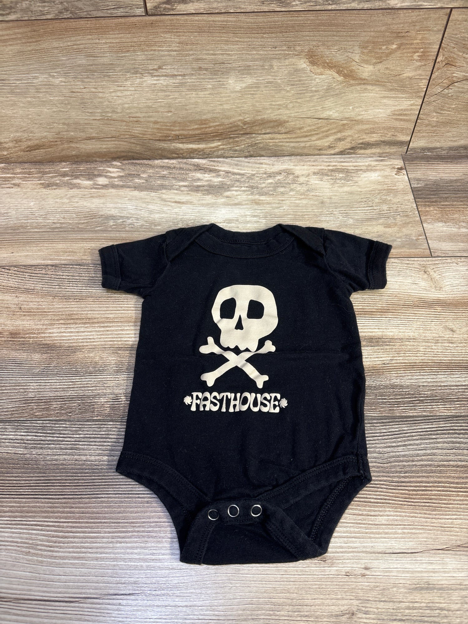 Fasthouse Skull Bodysuit Black sz 3-6m