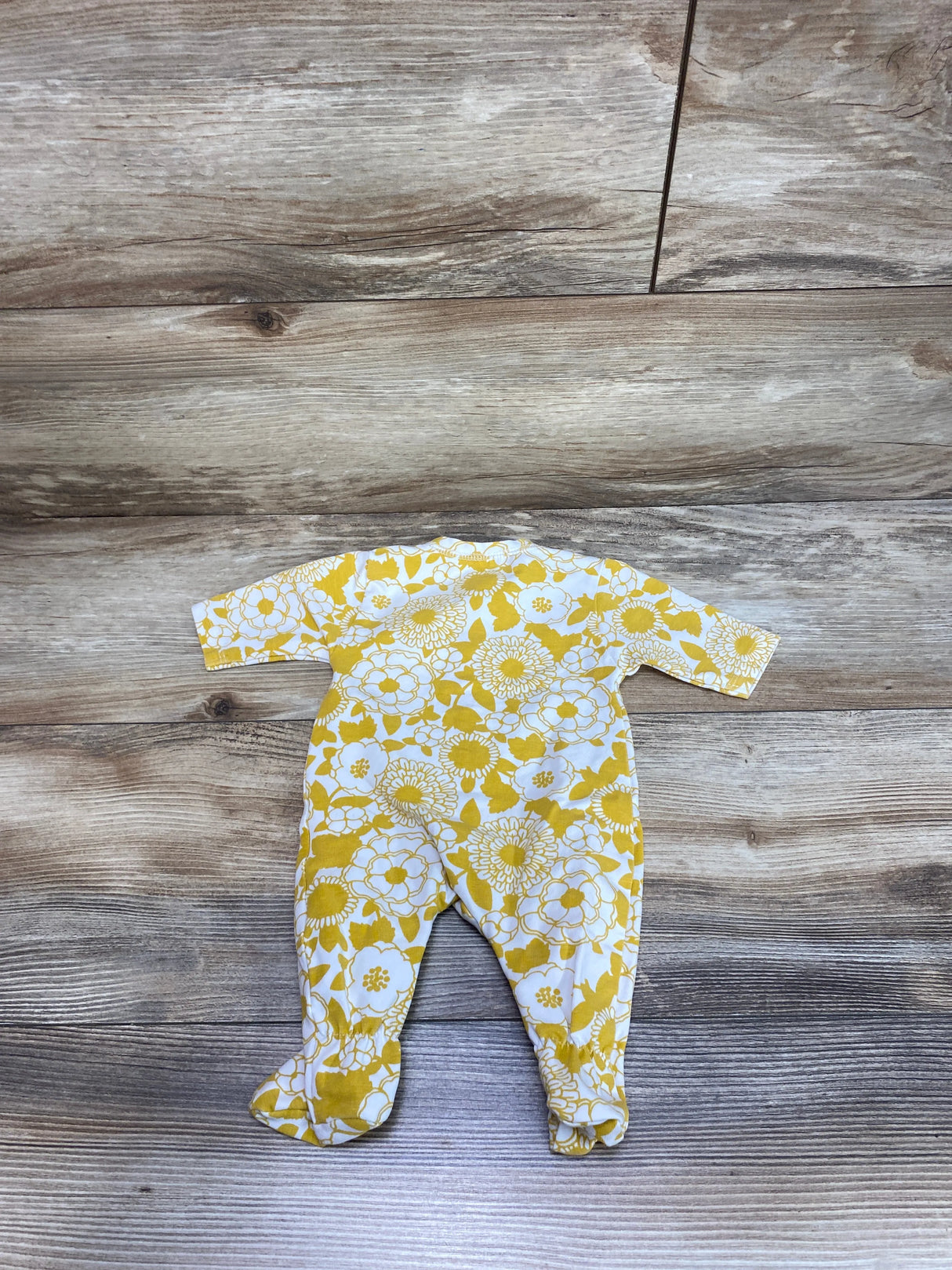 Ever & Ever Floral Sleeper Yellow sz Preemie