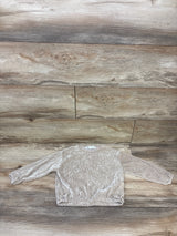 Zara Velour Long Sleeve Shirt Tan sz 3T