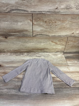 Oshkosh Long Sleeve Ribbed Metallic Shirt Tan sz 12m