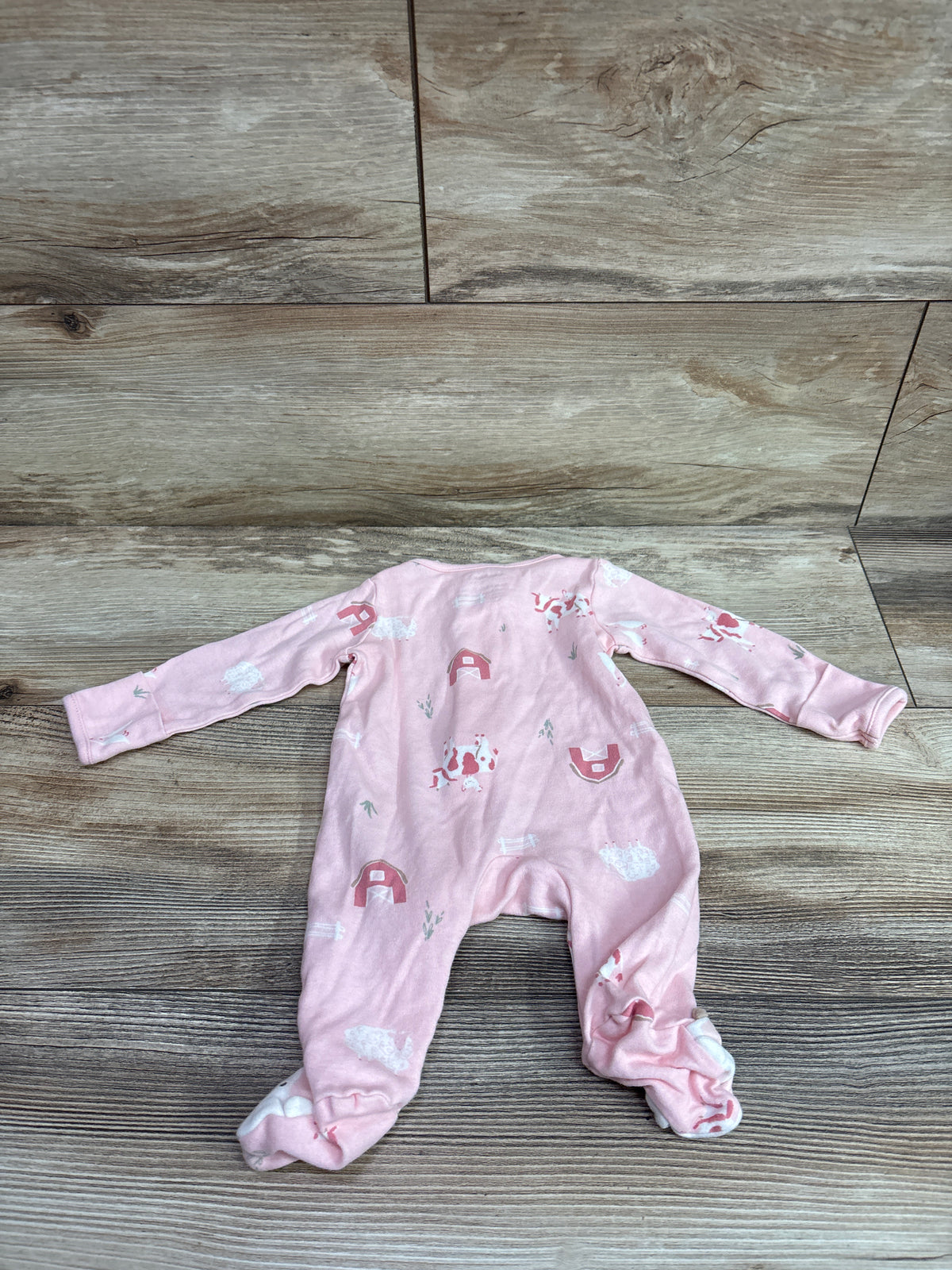 Just One You Farm Sleeper Pink sz Newborn