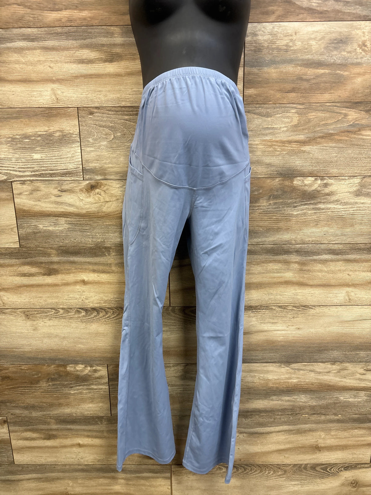 Flared Maternity Yoga Pants Blue sz Medium