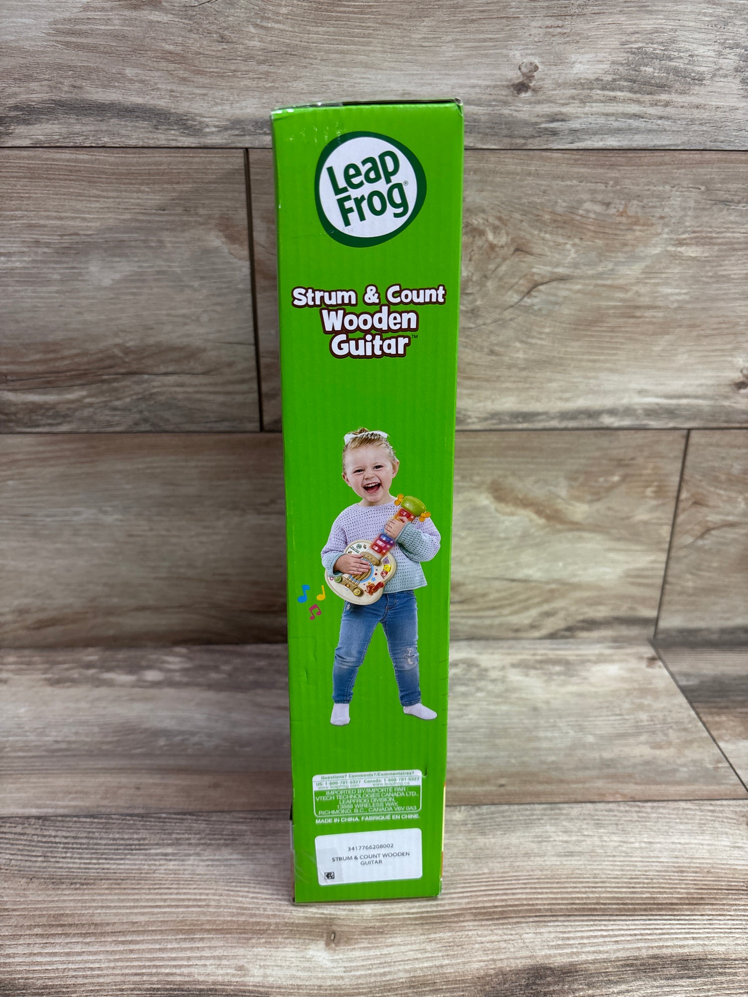 NEW LeapFrog Strum and Count Wooden Guitar