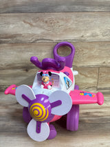 Kiddieland Disney Minnie Mouse Plane Lights & Sounds Activity Ride-On