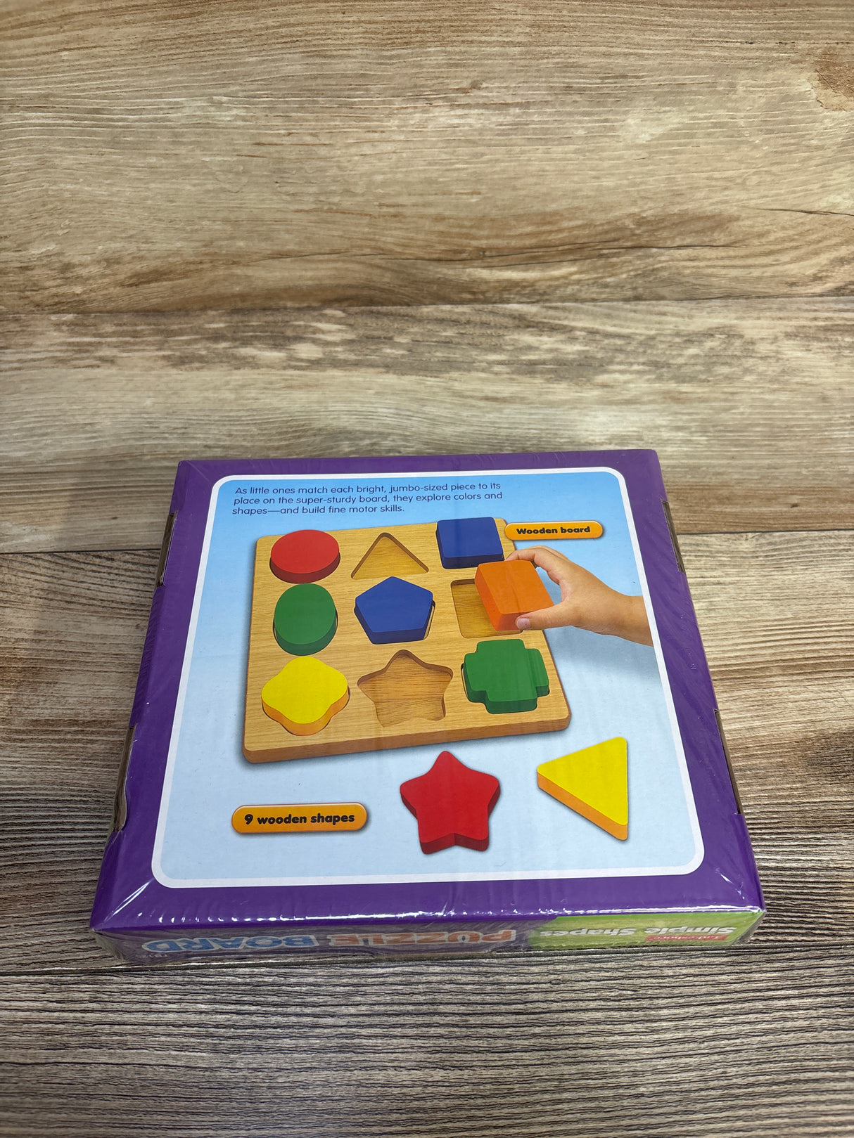 NEW Lakeshore Simple Shapes Puzzle Board