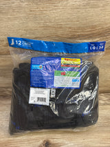 NEW Hanes Boys' Cushion Crew Socks 12pk Black sz L/3-9Y