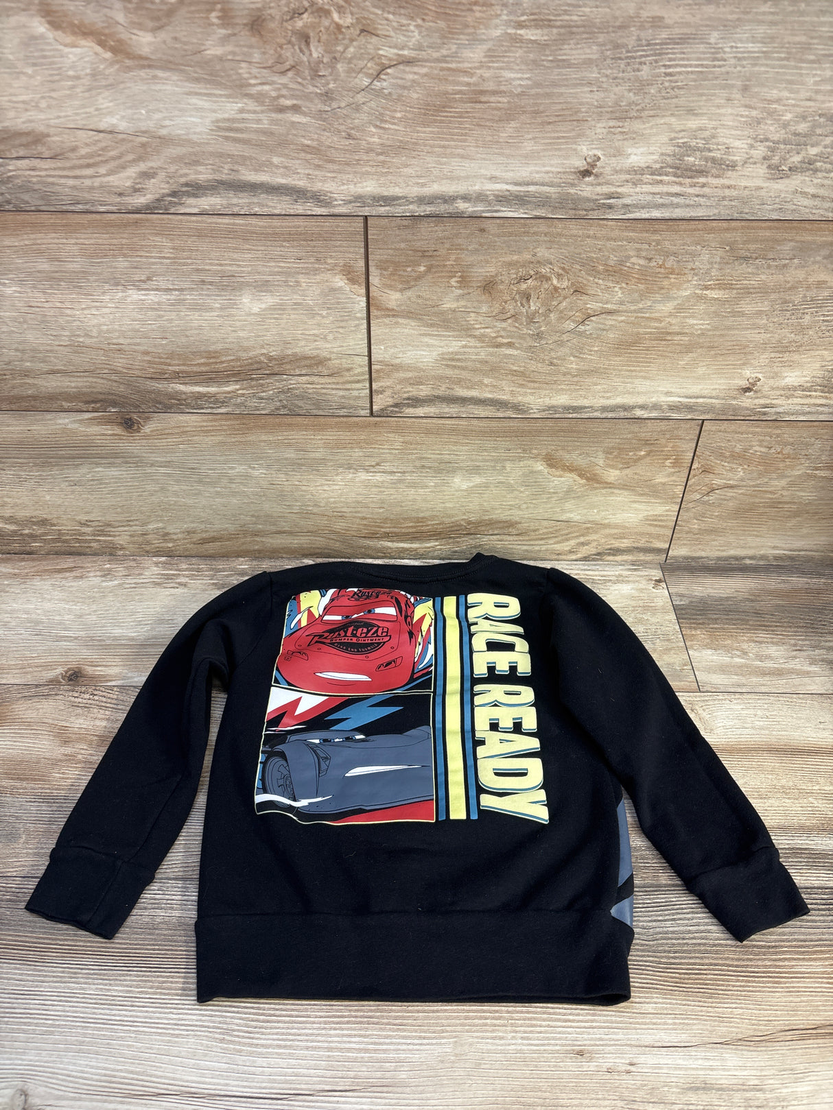 Disney Pixar Cars Pullover Sweatshirt Black sz 5/6T