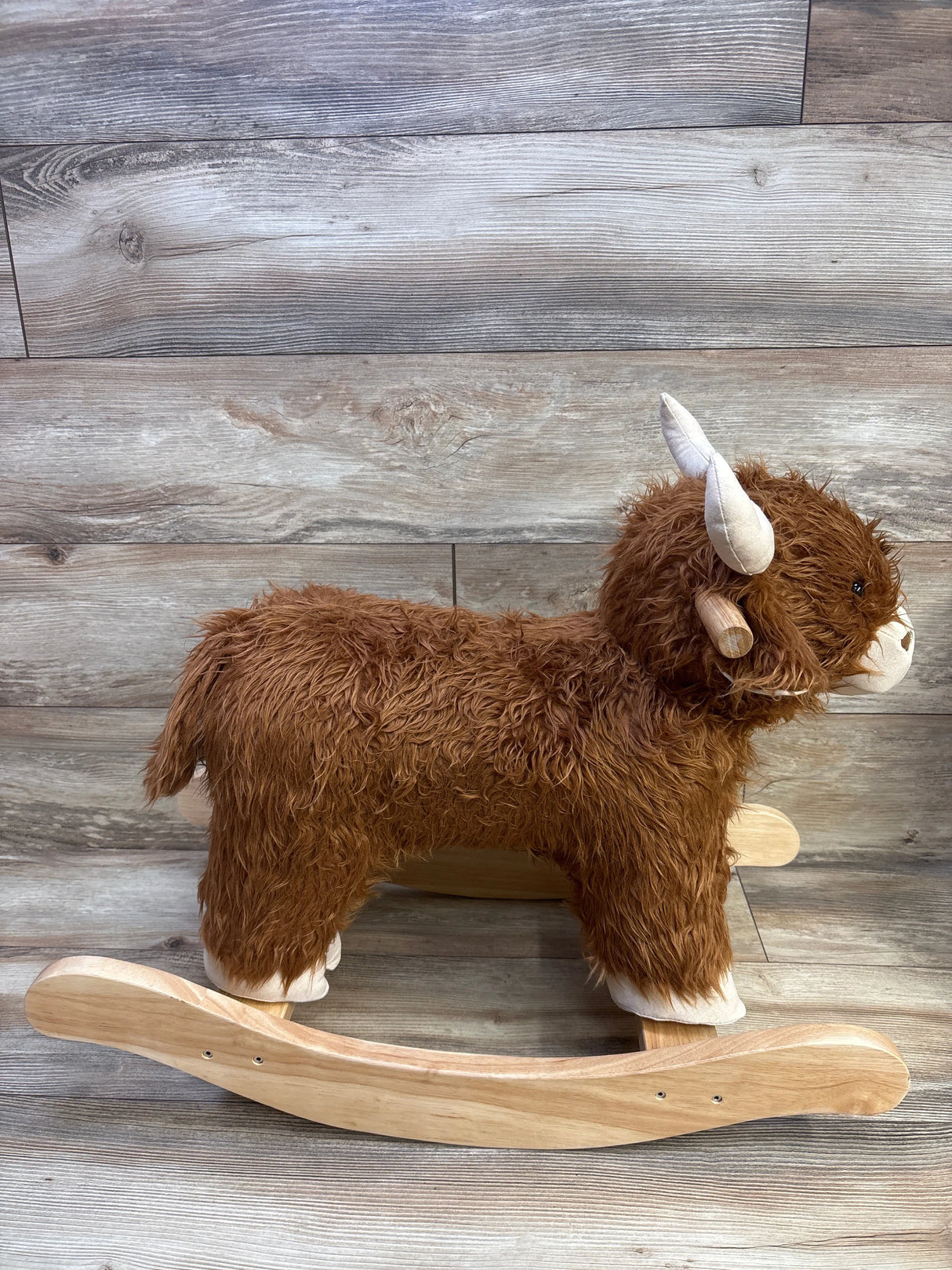 Pottery Barn Highland Cow Critter Plush Nursery Rocker