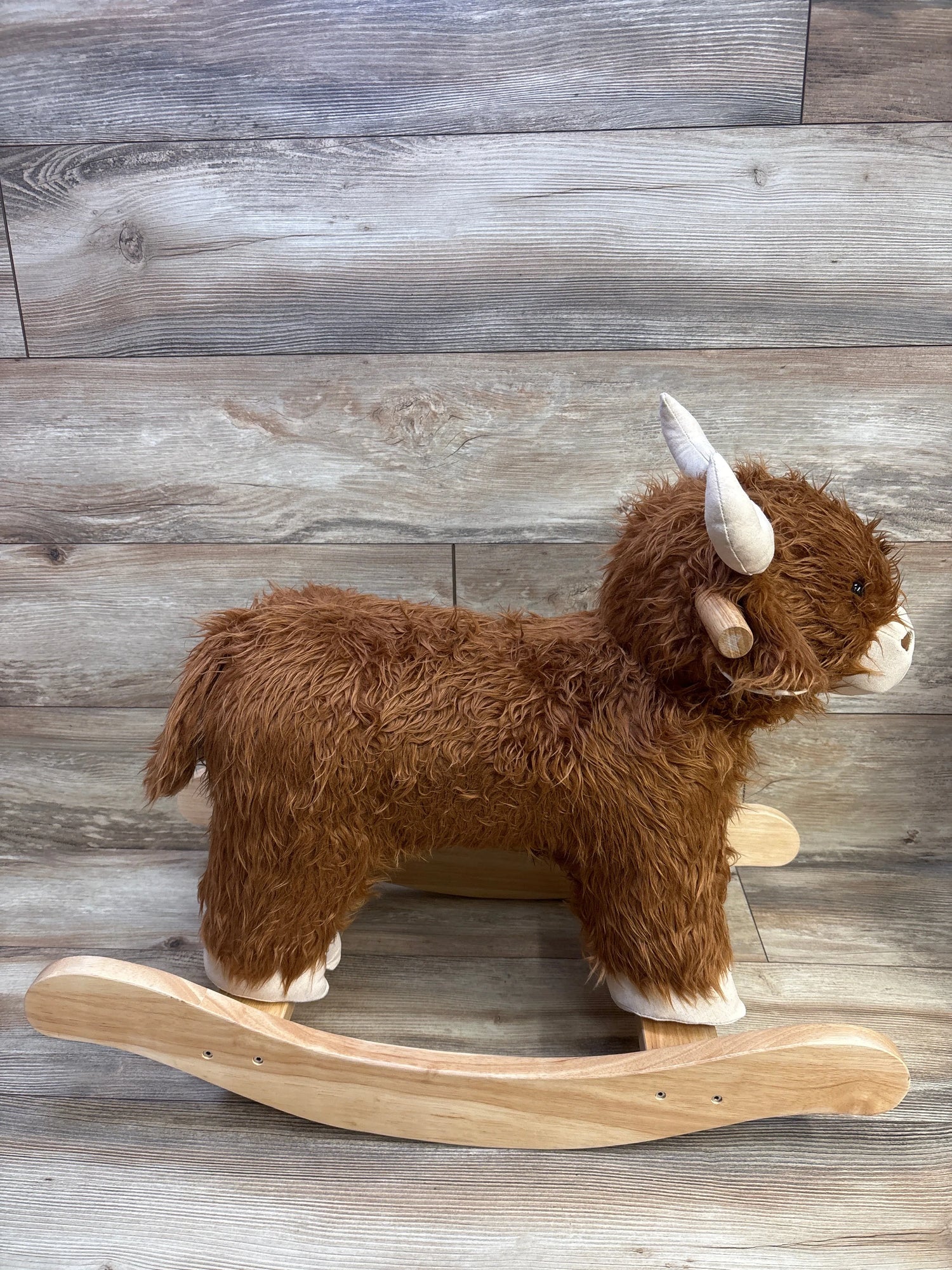 Pottery Barn Highland Cow Critter Plush Nursery Rocker