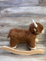 Pottery Barn Highland Cow Critter Plush Nursery Rocker